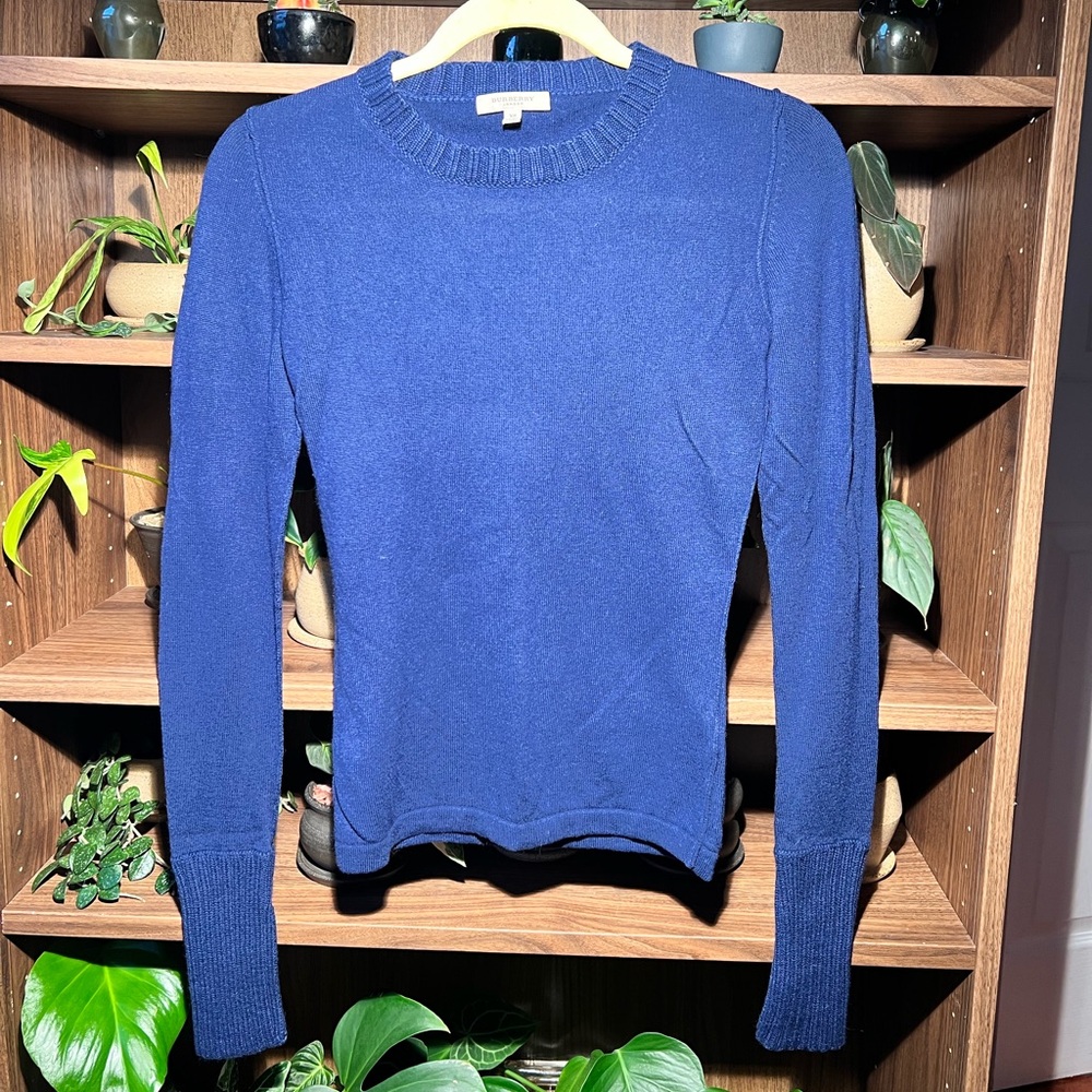 Burberry Silk/Cashmere/Wool Blend Sweater